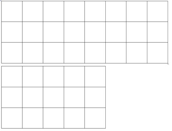 planches vierges