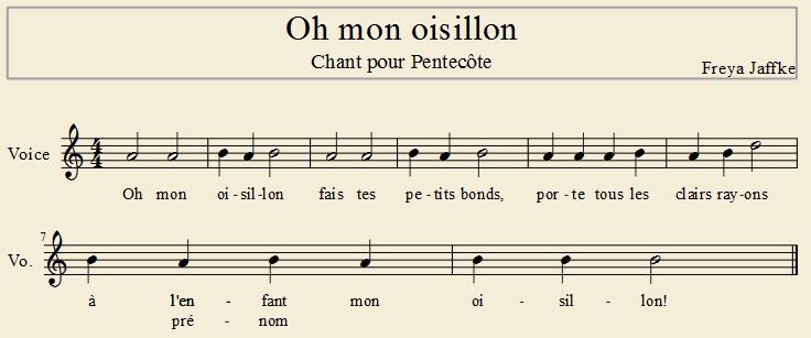 L'année des 3 ans - 3ème semaine de mai