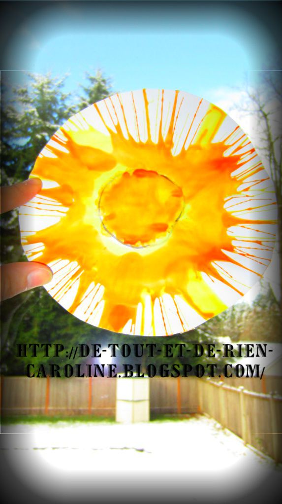 De la peinture et... une essoreuse à salade !