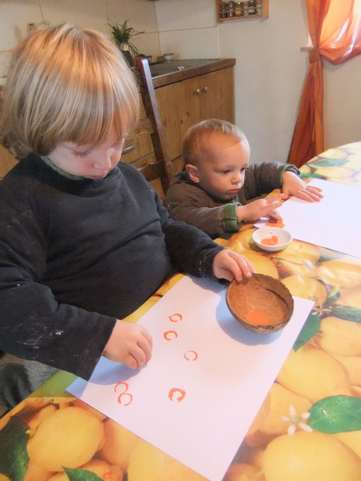 La peinture de l'écureuil