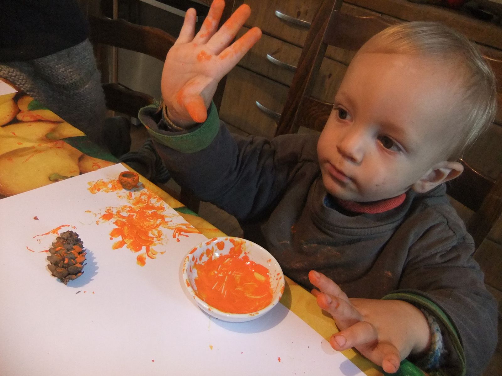 La peinture de l'écureuil
