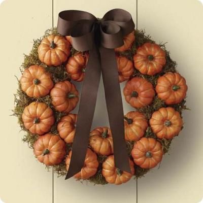 Une couronne pour la porte d'entrée