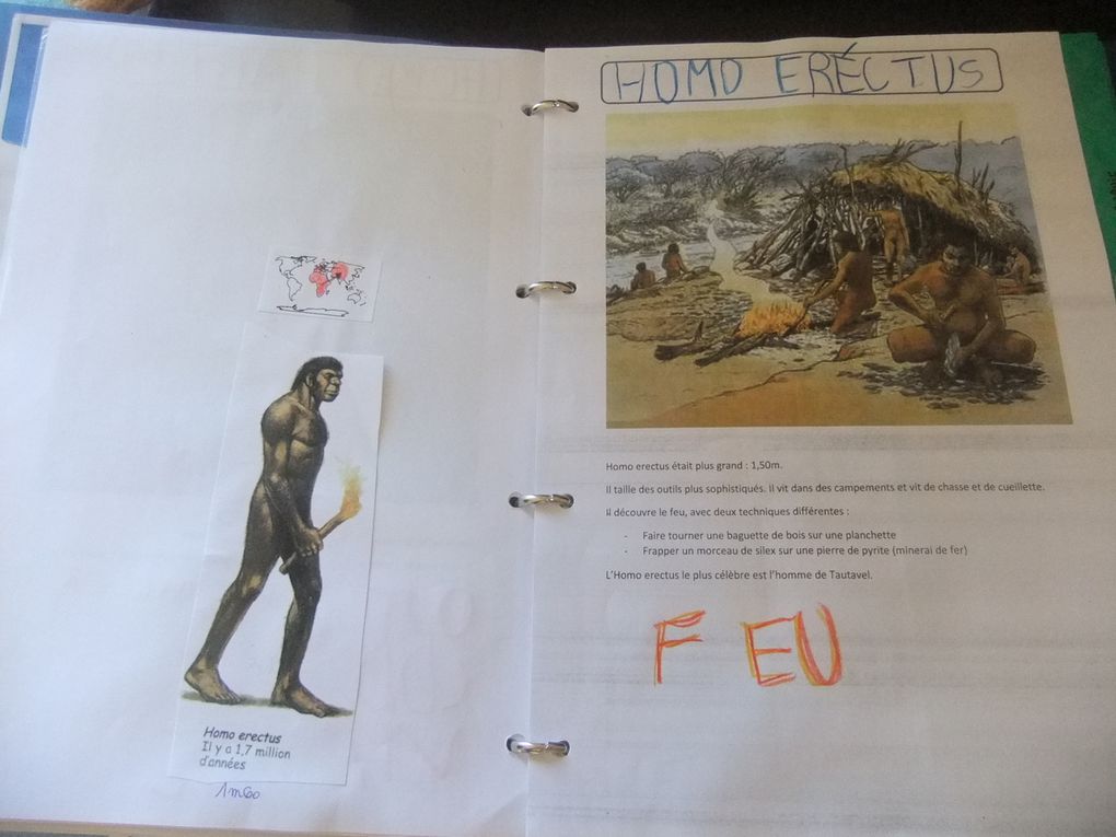 Les traces de notre étude de la Préhistoire