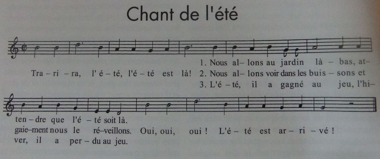Chanson rapportée par Freya Jaffke