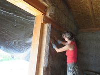Autoconstruction - Les enduits de finition terre