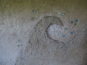 Simuler des cloisons en terre (poser des enduits terre sur de l'OSB)